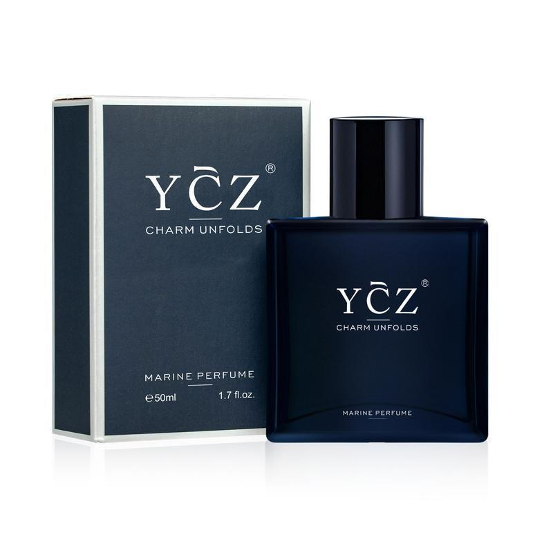 YCZ Cologne Midnight Marine Eau De Parfum - Unissex 50ml Fragrância Fresca Marinha Premium