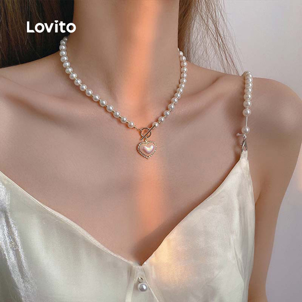 Lovito Colares requintados LCS31A232 em Oferta na Shopee