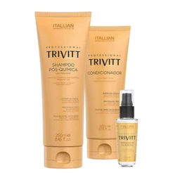Kit Italian Trivitt Shampoo Condicionador e Reparador de Pontas