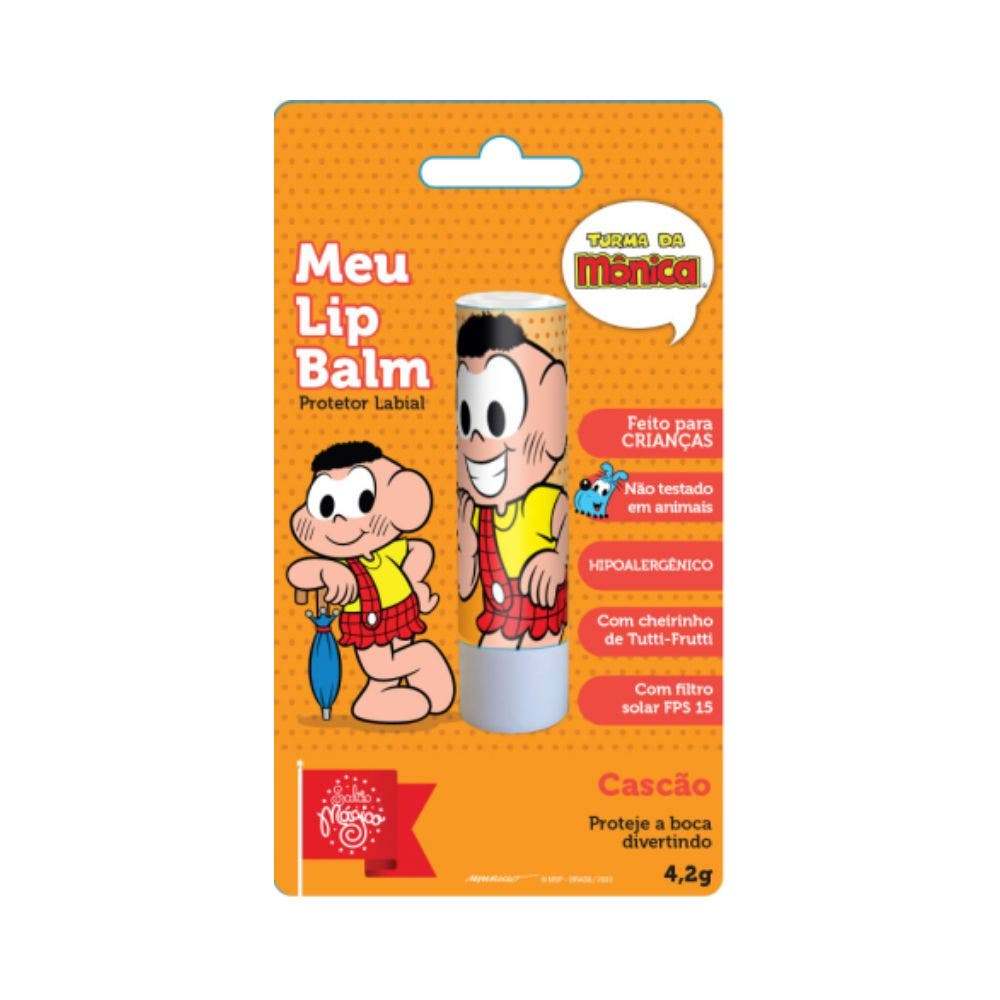 Meu Lip Balm Turma da Mônica Cascão FPS15