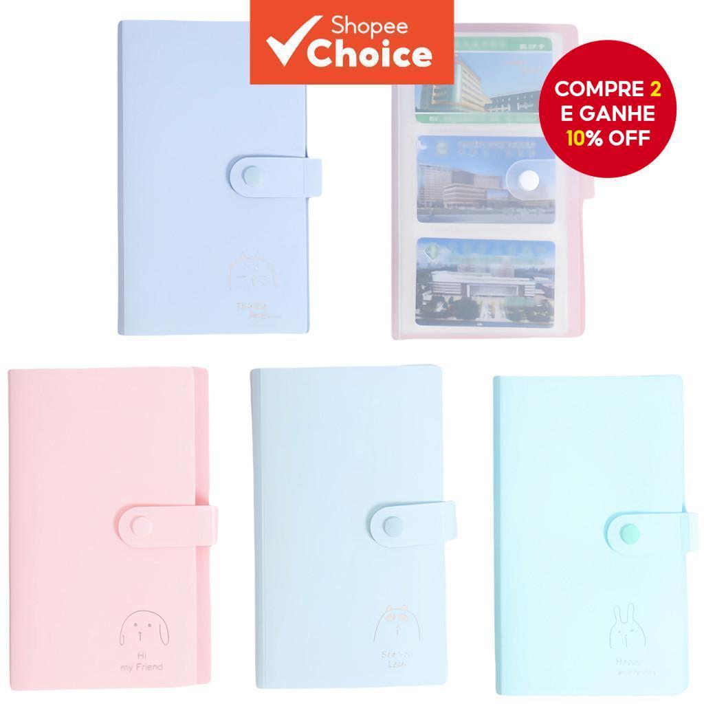 Livro De Cartão De Visita Com 120/240 Slots , Álbum De Fotos Polaroid De 3 Polegadas , Pasta De Armazenamento De Bilhete