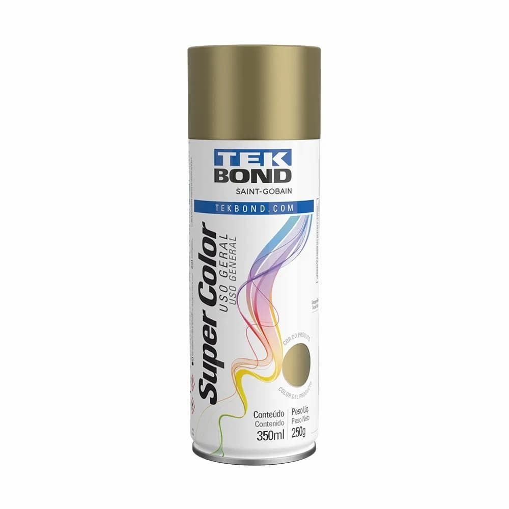 TINTA SPRAY USO GERAL DOURADO 350ML- TEKBOND