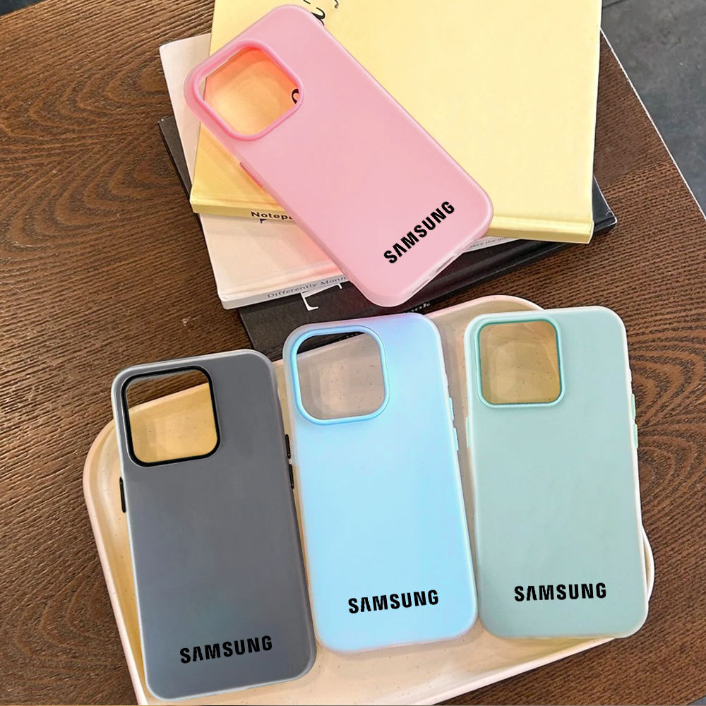 Capa Para Samsung S25 Ultra S24 Plus S23 S22 A17 A07 A26 A06 A16 A05 A15 A14 A13 A34 A23 A32 Tendência Ícones Minimalist
