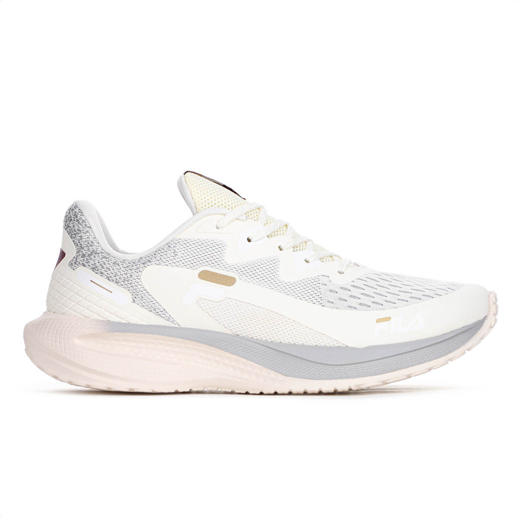 Tênis Fila Spritz Off White e Cinza Claro - Feminino