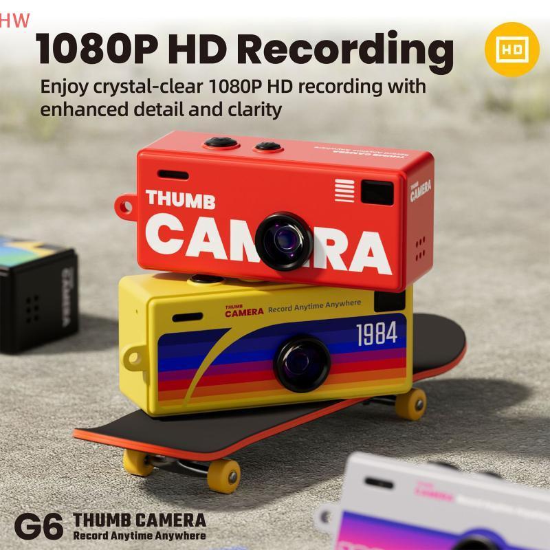 Chaveiro Portátil Para Câmera De Polegar , Ação Retrô , Tela LCD , Gravação De Vídeo 1080P HD em Oferta na Shopee