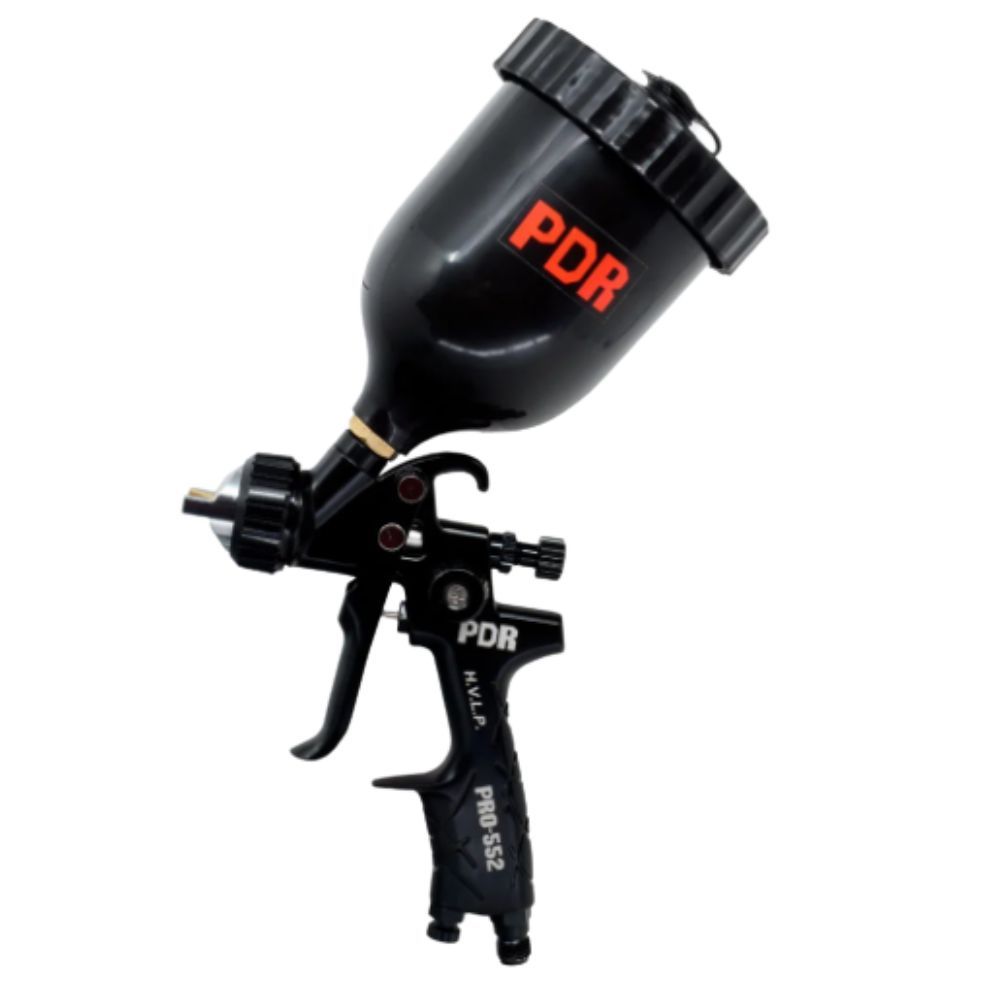 Pistola Para Pintura HVLP 1,4mm Copo Preto 600mL PRO-552 PDR em Oferta na Shopee