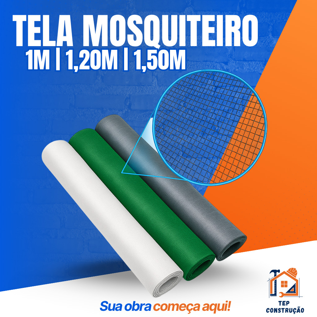 Tela Mosquiteiro Proteção Janela Porta Ultra Forte