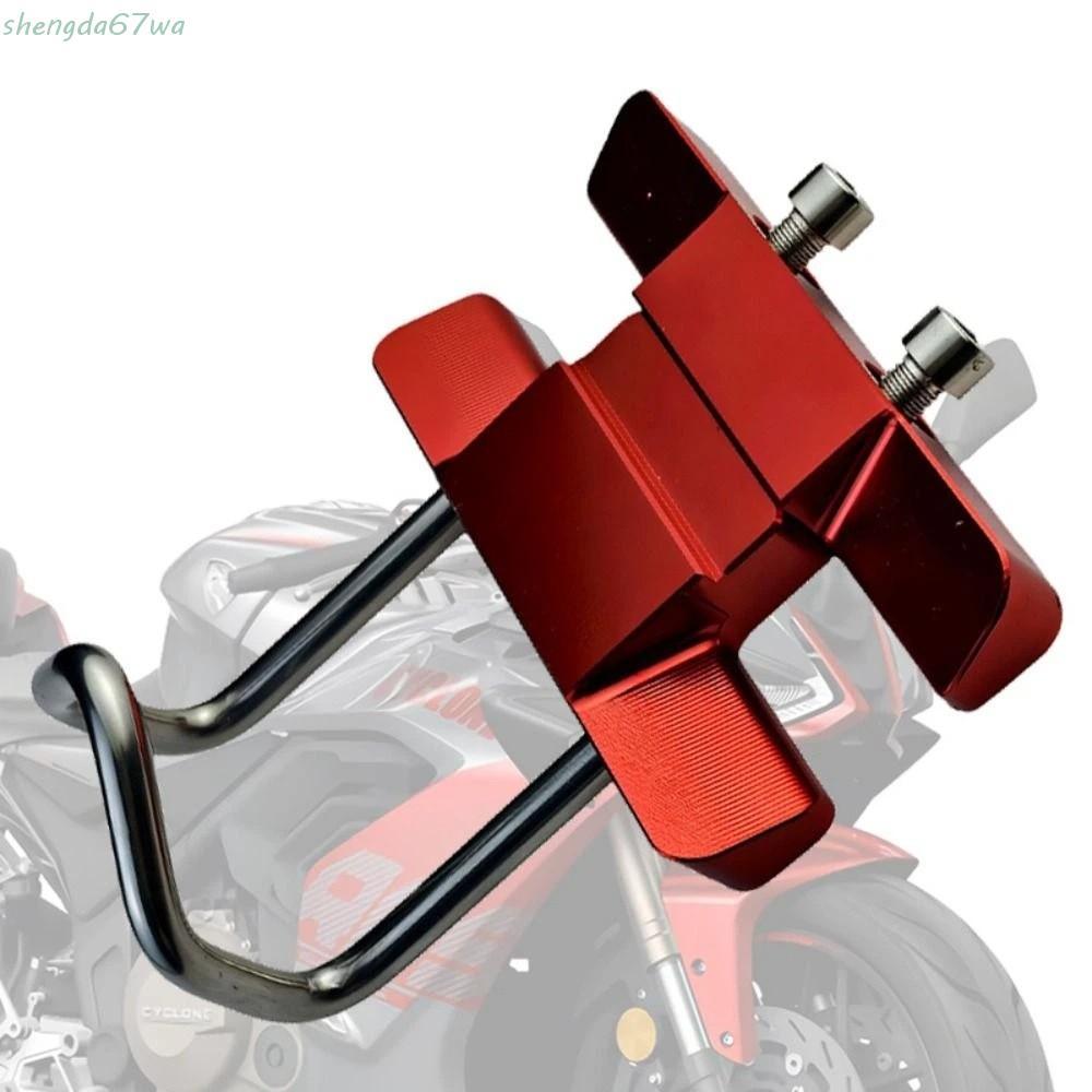 Gancho Para Motocicleta SHENGDA , CNC | Cabide De Capacete De Qualidade Premium , Bagagem De Acabamento Fino Resistente