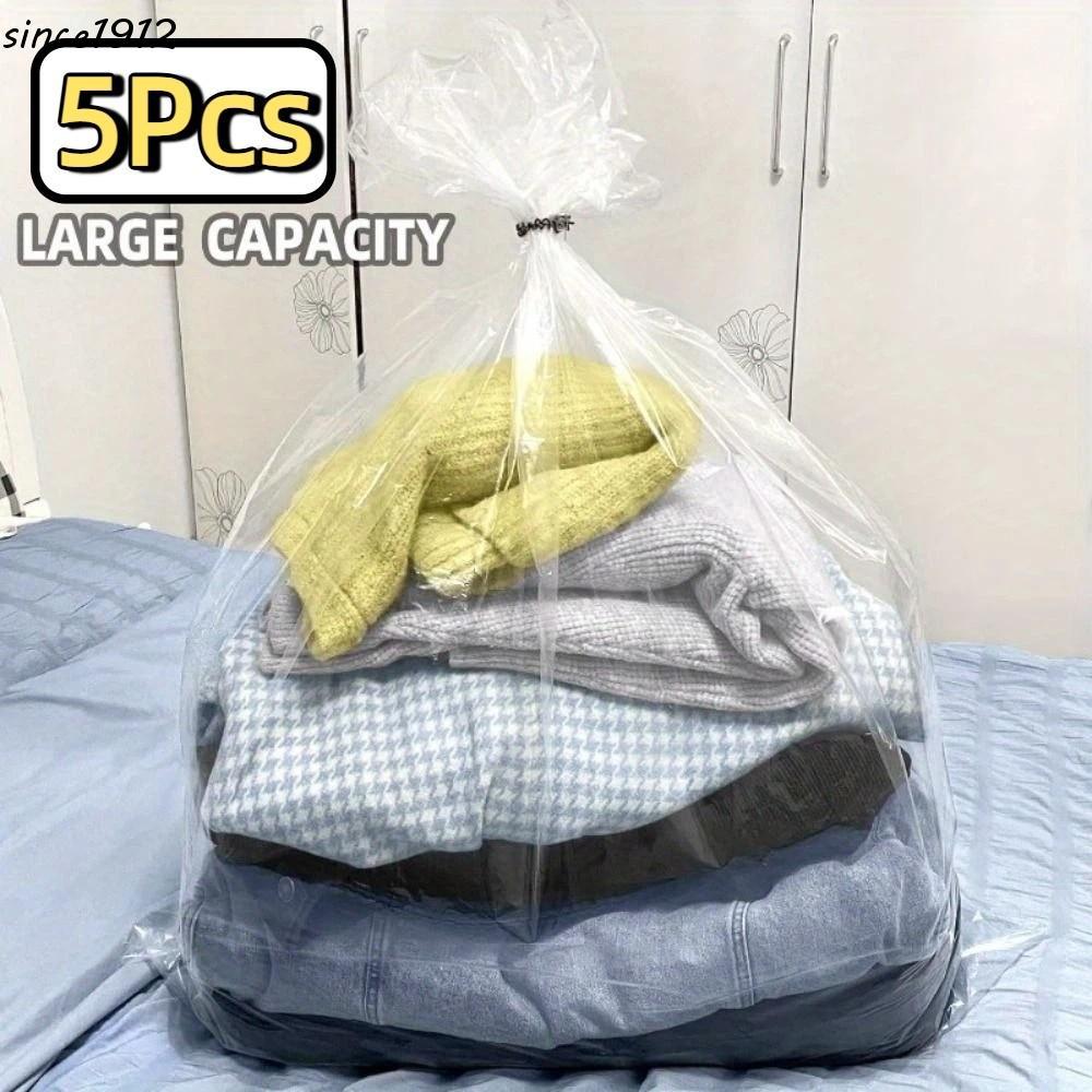 Desde 5 Peças Saco De Armazenamento De Caixa De Bagagem , Roupas Transparente À Prova D'água Embalagem Móvel De Plástico