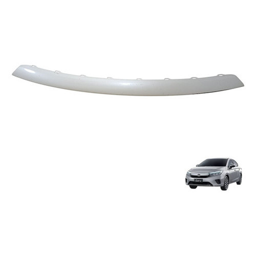 Spoiler Aplique Parachoque Dianteiro Honda City 2023 2024 Branco