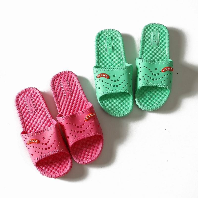 Moda All-Match casa sola macia antiderrapante chinelos massagem sola confortável casa sapatos verão macio banheiro casal