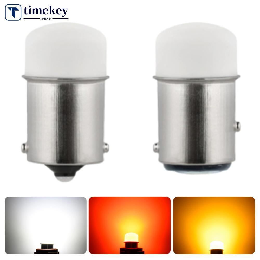 TIMEKEY 1Pc 1156 BA15S/1157 Luz Do Carro Automóvel Motocicleta LED Sinal De Volta Freio 12V Alto Brilho Universal Lâmpad