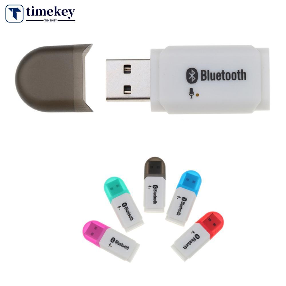 TIMEKEY Bluetooth 5.0 Adaptador USB Para Computador PC Alto-Falante Receptor De Música Handsfree Carro Kit L3Q5