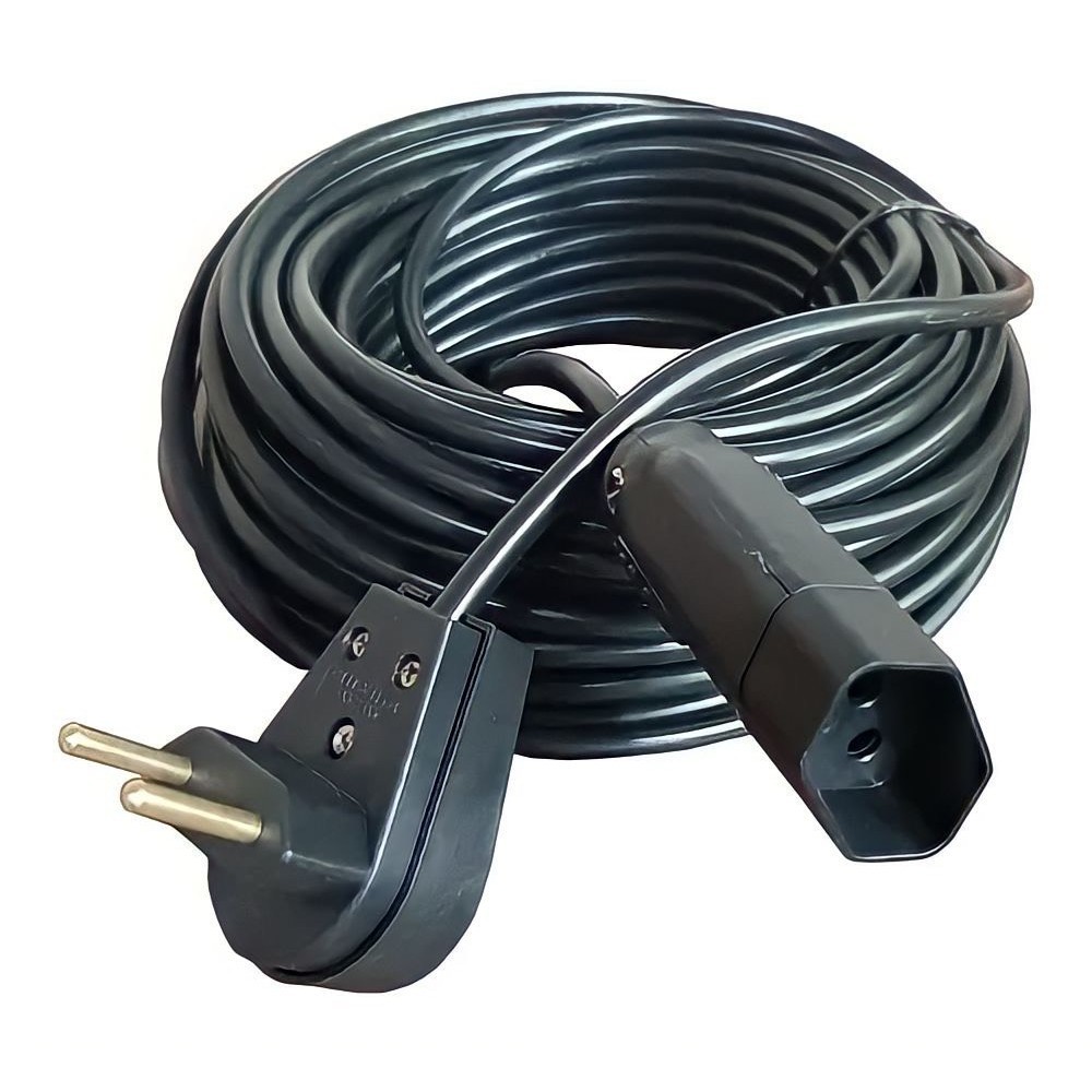 Extensão Elétrica 20 Metros 20A Cabo PP 2x1,0 Reforçada