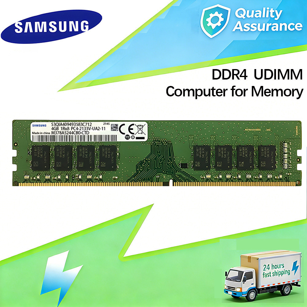 Memória Ram Samsung Ddr4 Pc4 4gb 8gb 16gb Ddr4 2133Mhz 2400Mhz 2666MHz 3200Mhz 1.2v 288pin Desktop Udimm — R$ 221,77 em Shopee, 26% OFF