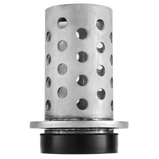 Cápsula de Fundição Perfurada DZQ para Fundição a Vácuo em Aço Inoxidável com Base de Borracha (3" x 4")