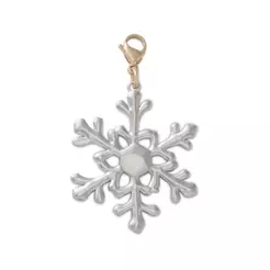 Jibbitz™ Pingente de Floco de Neve Único