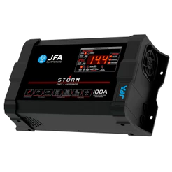 FONTE CARREGADOR DE BATERIA JFA 100 Ah STORM PLUS COM SCI