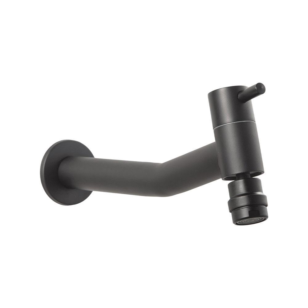 Torneira Monocomando de Parede Para Banheiro Urupá Pingoo - Preto