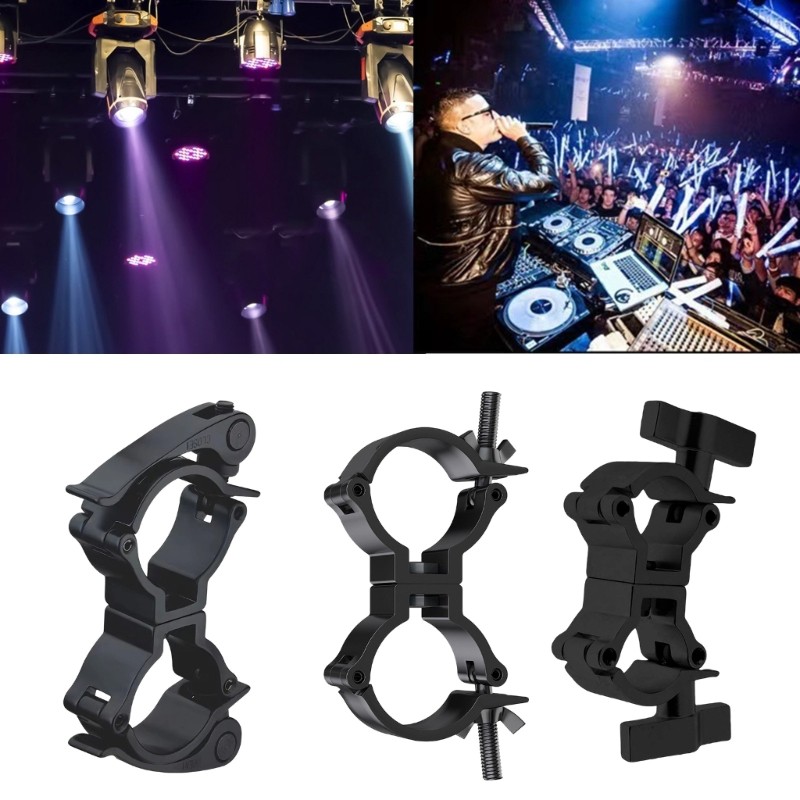 Braçadeira Luz Palco Fivela Dupla Alumínio Estone Fácil Usar Para Tubo 25 A 30 Mm