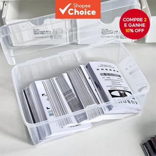 INS Caixa De Armazenamento Transparente Organizador De Mesa Multifuncional Idol Photocard Collection Mangas De Cartão De em Oferta na Shopee
