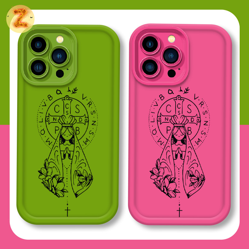 Capa Para Samsung S24 Ultra S24 Plus S23 FE S20 S22 S21 A17 A07 A55 A10 A51 A71 A72 Softcase Freira Católica ZBCase