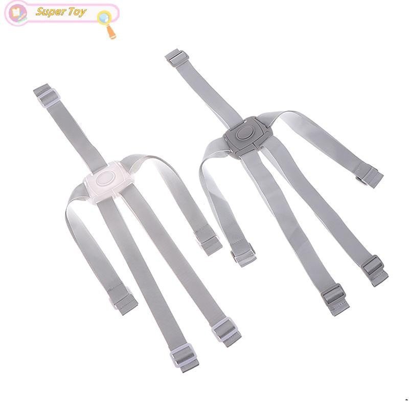 SUPERTOY Fivela Bebê Universal 5 Pontos Arnês Cadeira Alta Cinto De Segurança Cintos Para Carrinho De Criança Quente