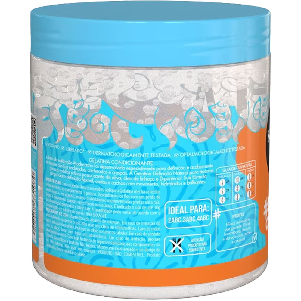 Detalhes do Gelatina Salon Line #todecacho Definição Natural 550g