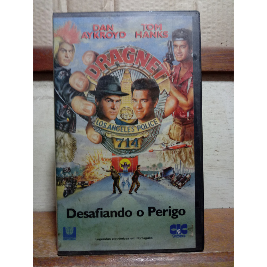vhs Dragnet Desafiando O Perigo - Dan Aykroyd