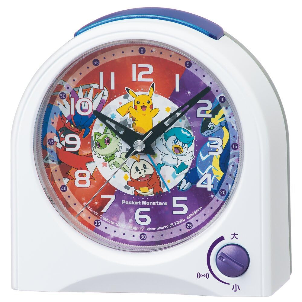 Seiko Clock despertador relógio de mesa relógio de quartzo personagem Pokémon