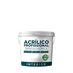 Tinta Acrílica Interior BRASILUX Profisisonal 3,6L Branco Gelo ou Branco Neve Parede Sala Quarto