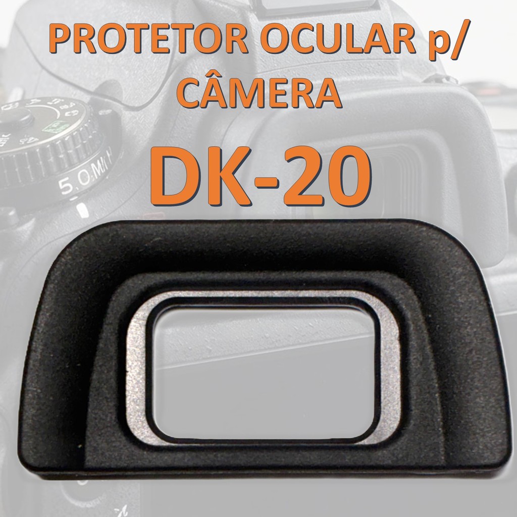 Protetor Ocular Eye Cup DK-20 Protetor Máscara de Olho p/ Câmeras Nikon checar modelos compatíveis
