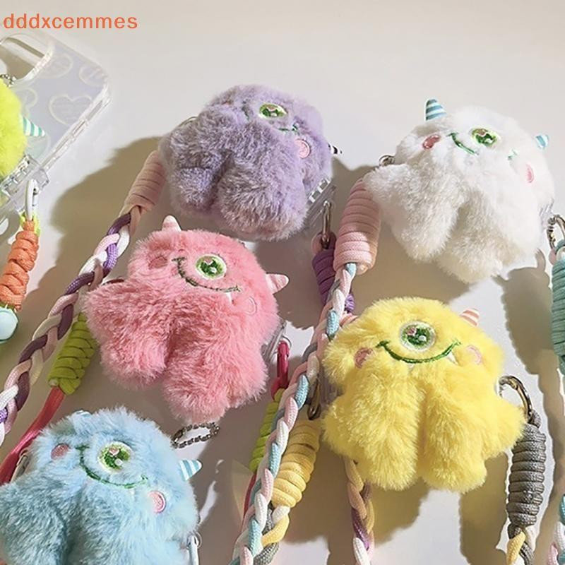 [dddxcemmes] Cordão Com Clipe Traseiro Para Telefone Monstro De Um Olho , Boneca De Pelúcia De Desenho Animado , Capa De