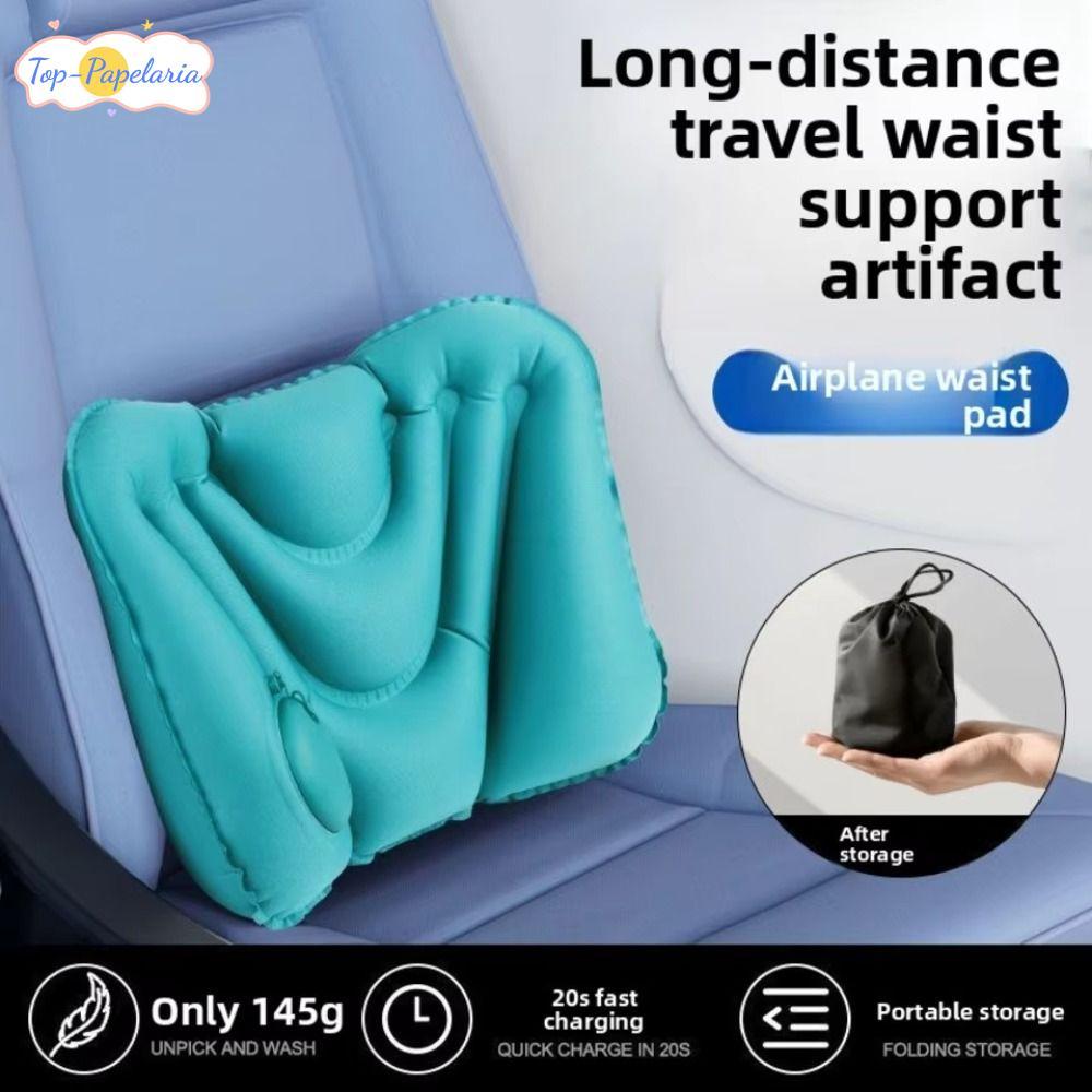 Almofada Perfumada Da Cintura Cadeira , Descanso Lombar Inflável Confortável Proteção , Ultraleve