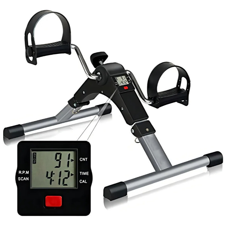 Mini Bike Bicicleta Ergometrica Cicloergometro Pedalinho Monitor Lcd