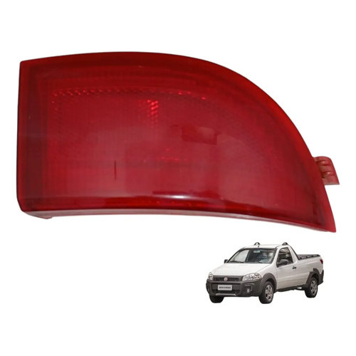 Refletor Olho Gato Parachoque Traseiro Fiat Strada 2014 2015