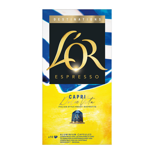 L'OR Cápsulas Capri Espresso 10 uni. em Oferta na Shopee