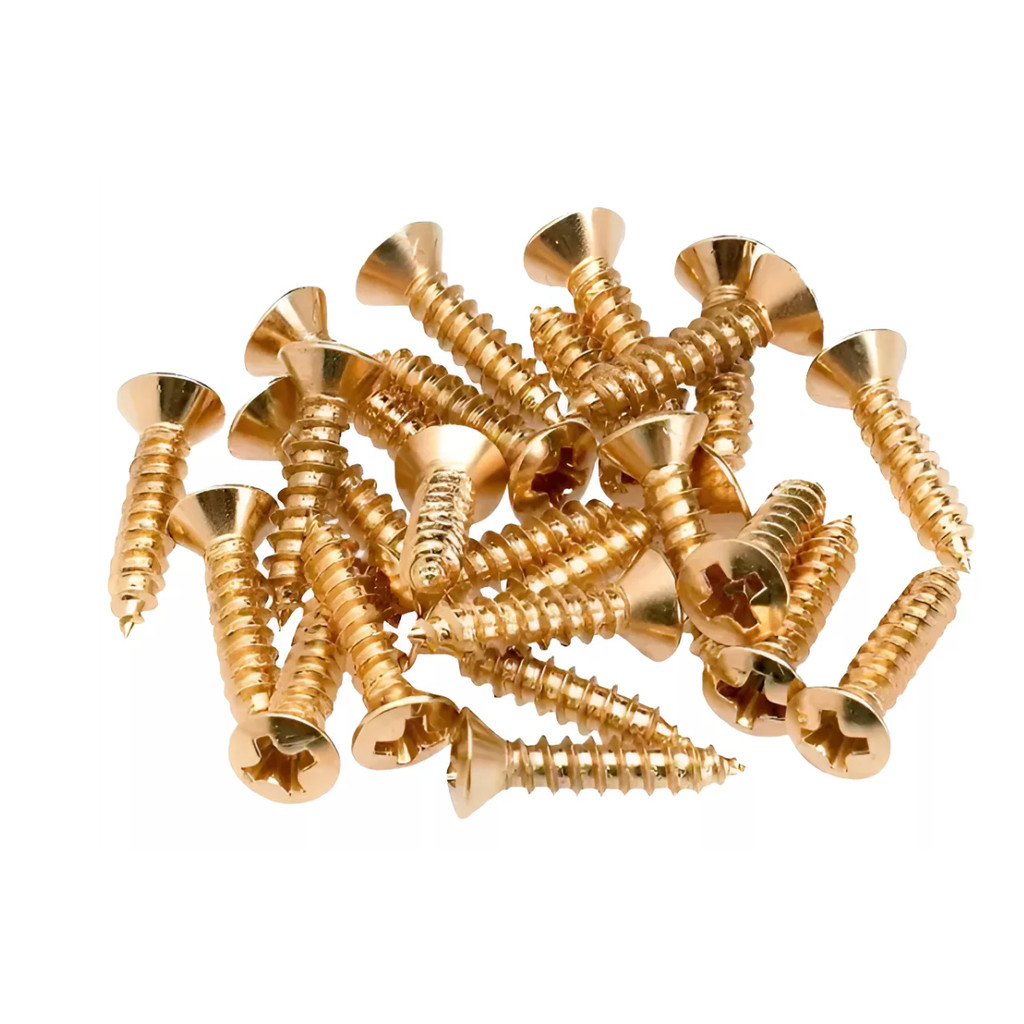 Kit 24 Parafusos Pequeno Cores M3*12 Pp-t08 Escudo Guitarra