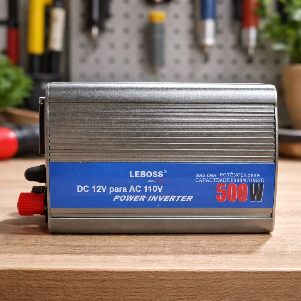 Conversor Inversor de Energia 12V para 110V 500W Tomada Veicular para Celular Notebook Carro LB-507