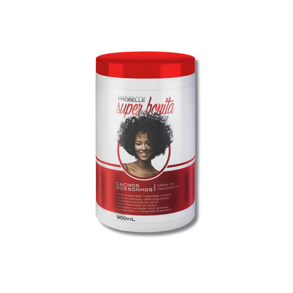 KIT CACHOS DOS SONHOS ( PENTEAR + GELATINA 500G + TRATAMENTO)  Probelle