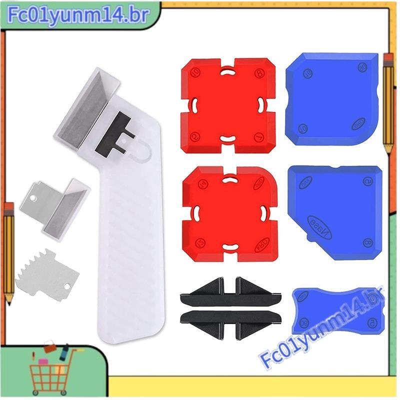 Conjunto De 11 Peças , Kit De Ferramentas De Calafetagem Profissional De Silicone , Acabamento De Selante E Ferramenta D