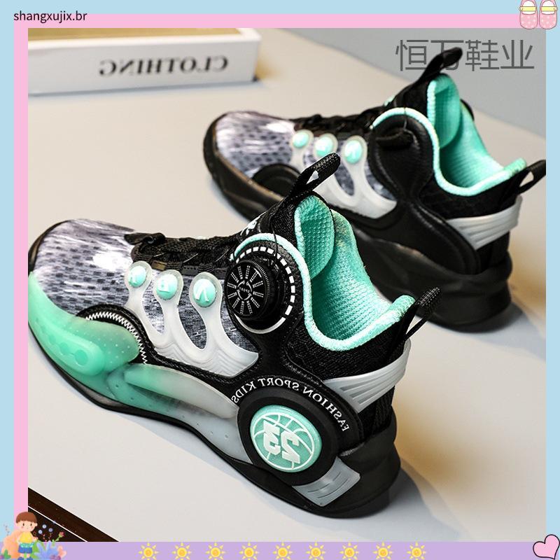 tênis infantil masculino kit tênis infantil masculino Tênis de basquete para meninos primavera 2024 Novos sapatos infa