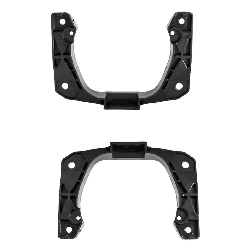2 Suporte Ferradura Farol Milha Palio Siena Punto Strada Preto
