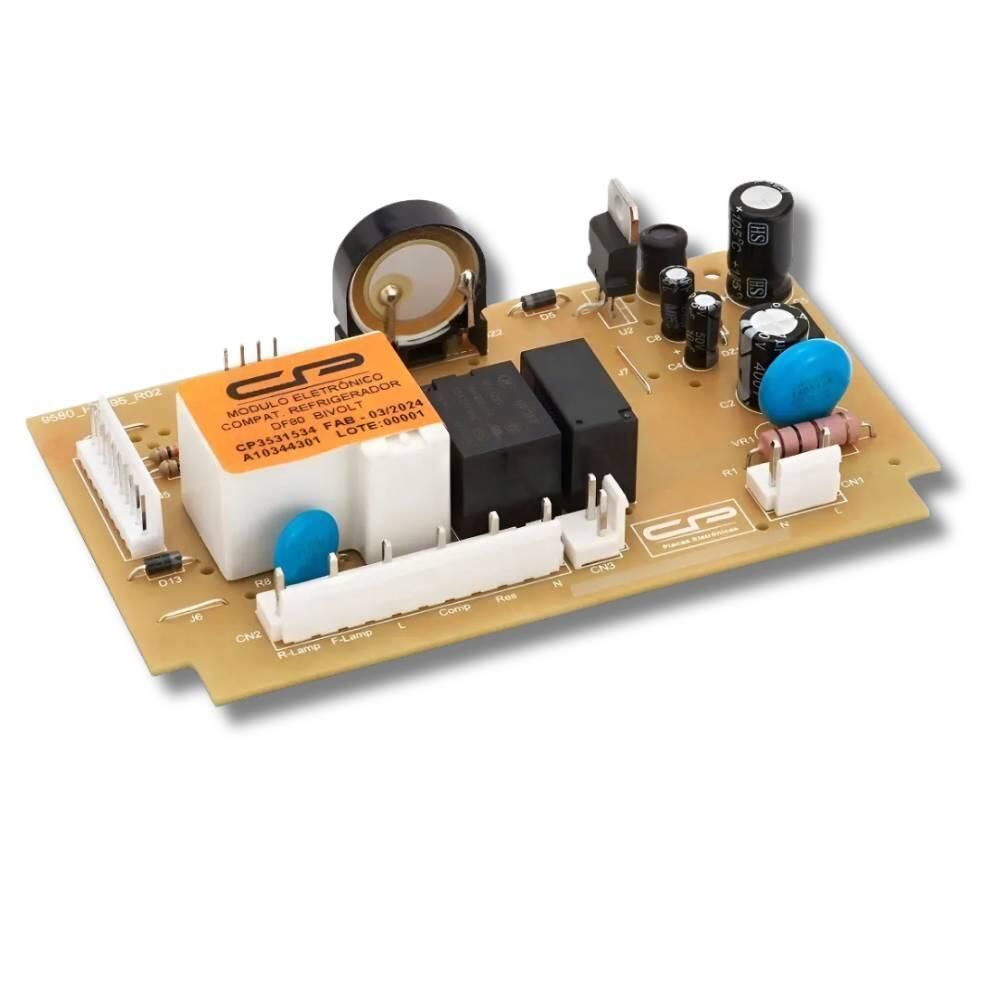 Placa de potência compatível com refrigeradores Electrolux DF80, DF80X, DFW51, DW51X, DWN51, DWX51 -Bivolt