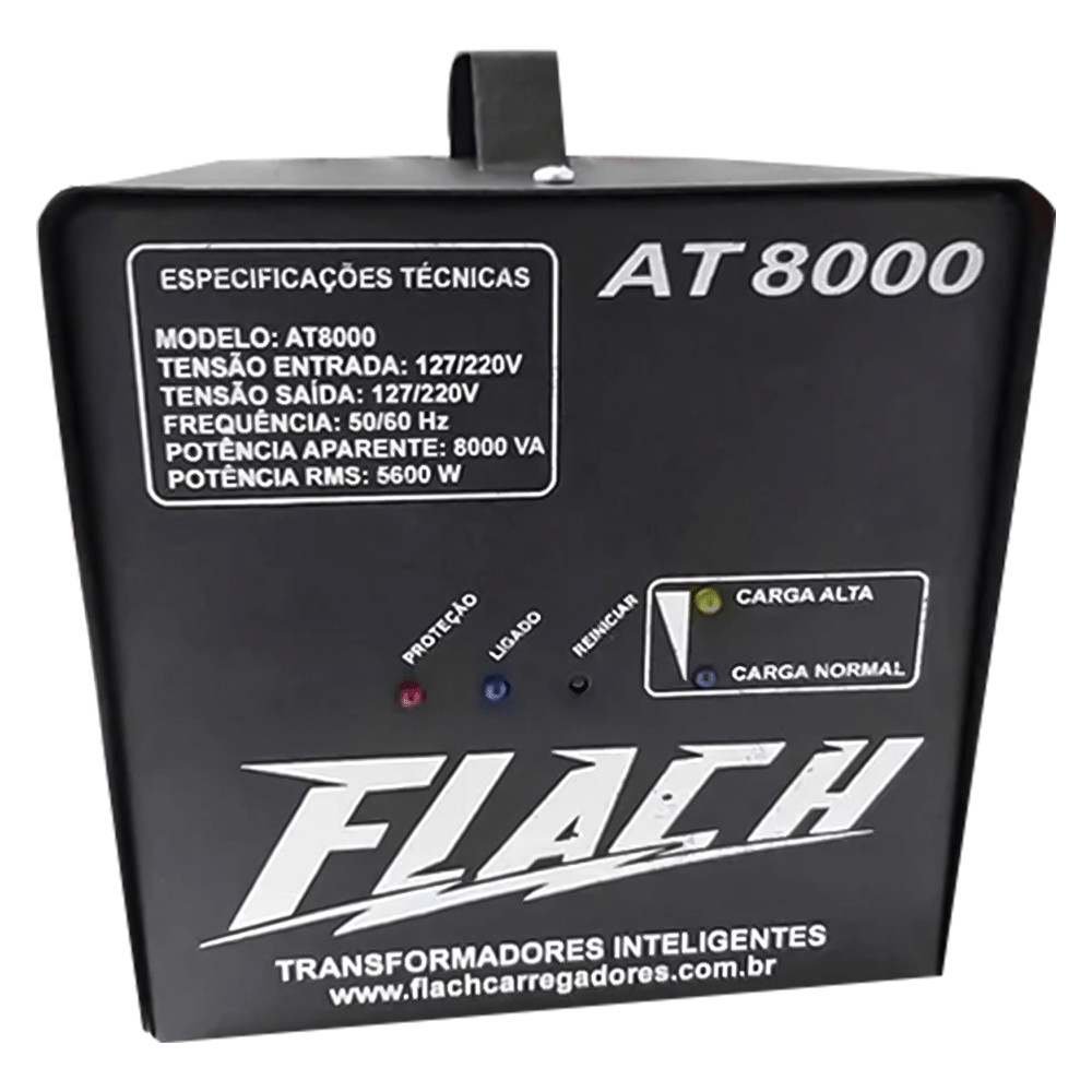 Auto Transformador Inteligente 110/220V AT8000 - Flach