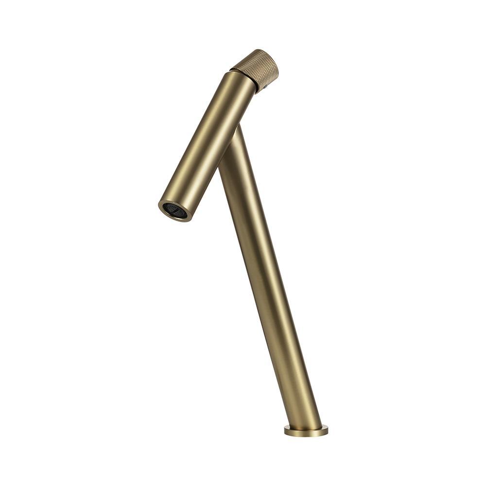 Torneira Para Banheiro Monocomando Bica Alta Puiú Pingoo - Dourado