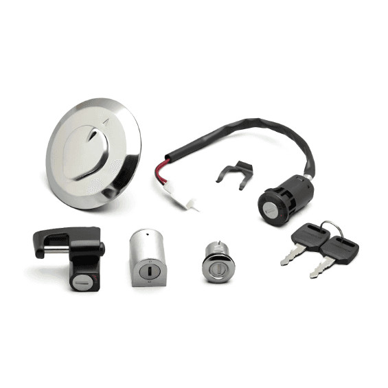 Conjunto Travas 5 Pecas Honda CG 125 Titan KS ES KSE 2002 a 2004 Ignicao Tanque Banco