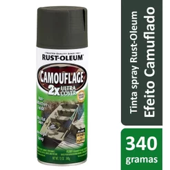 Tinta Spray Camuflagem Verde Floresta Rust Oleum