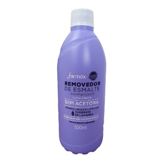 Farmax Removedor Esmalte Sem Acetona Lavanda 500ml em Oferta na Shopee