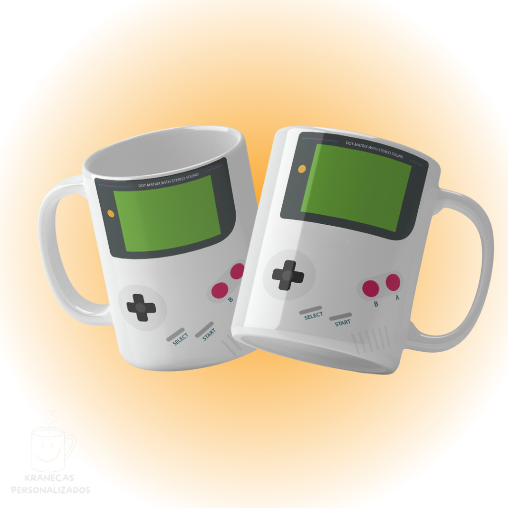 Caneca Personalizada Mini Game Boy e Uma Caixinha Caneca - Envio Rápido